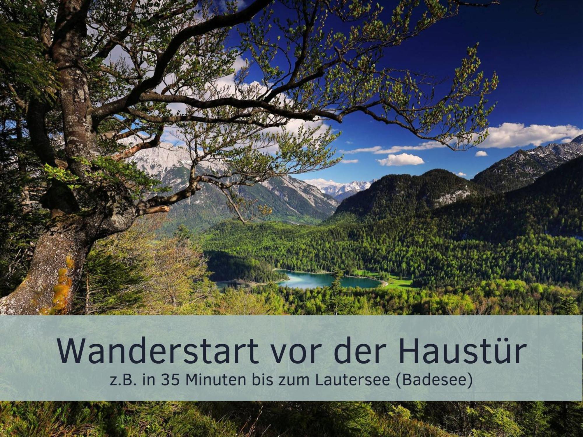 Die Karwendelsuite - 5 Sterne Fewo Mit Bestem Bergblick, Zentrumsnah & Ruhig Gelegen, Familienfreundlich Mittenwald Buitenkant foto